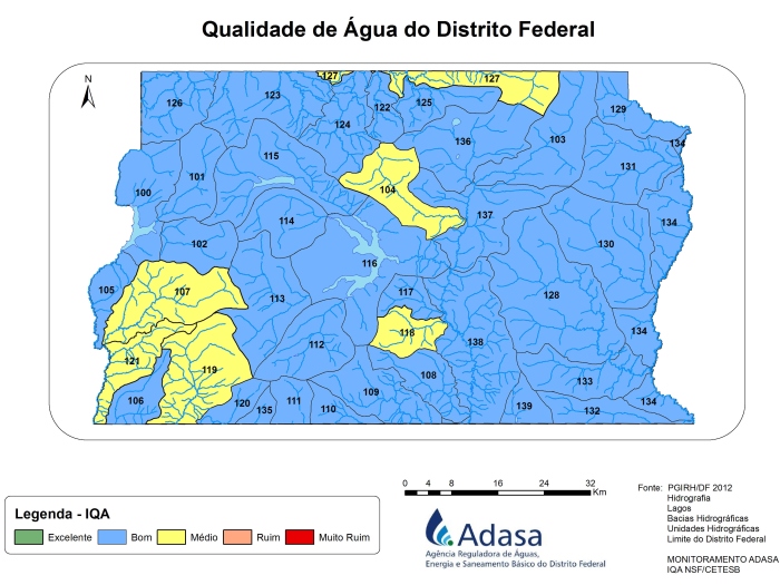 Agência Reguladora de Águas vistoria rios do DF a partir desta segunda-feira